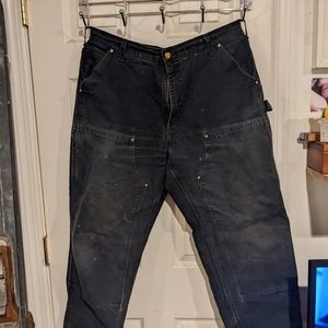 Carhartt double knee black pants
